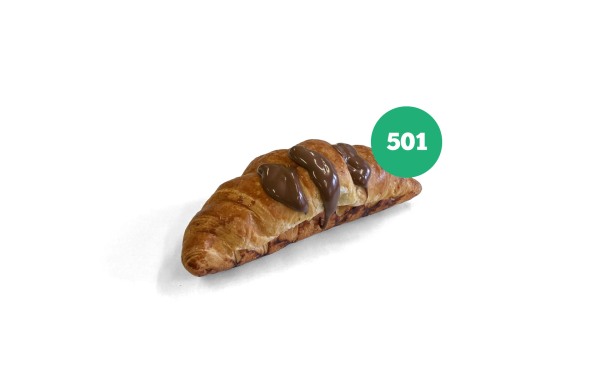 Plundrový croissant s čokoládou